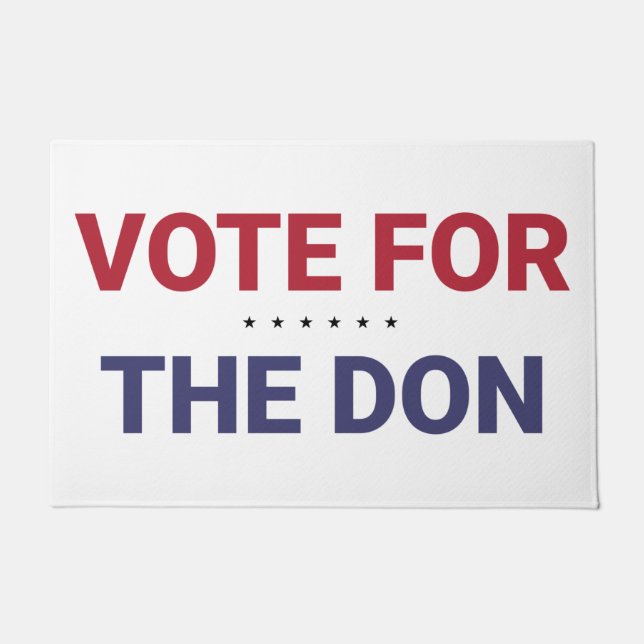 Stemming voor de Don (2020: Amerikaanse verkiezing Deurmat (Voorkant)