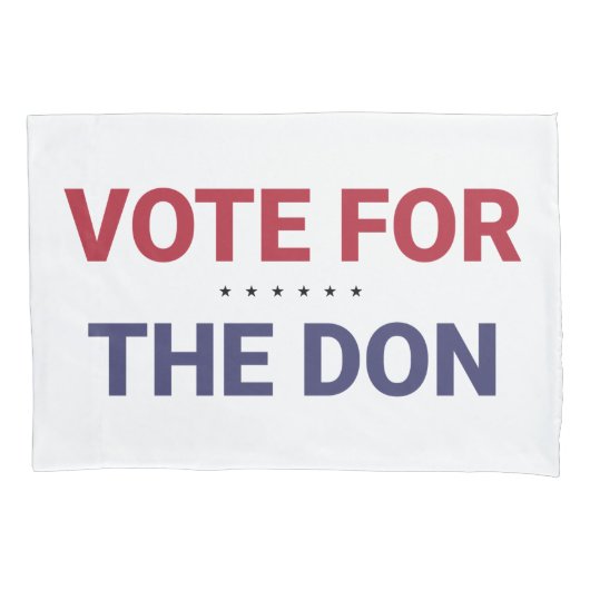 Stemming voor de Don (2020: Amerikaanse verkiezing Kussensloop (Voorkant)