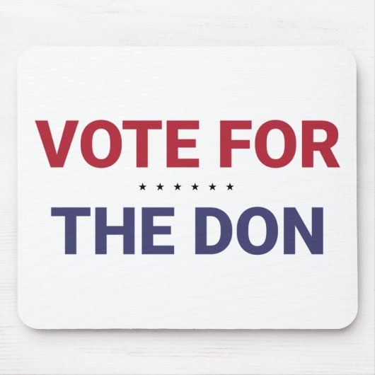 Stemming voor de Don (2020: Amerikaanse verkiezing Muismat (Voorkant)
