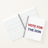 Stemming voor de Don (2020: Amerikaanse verkiezing Notitieboek (Binnen)