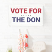 Stemming voor de Don (2020: Amerikaanse verkiezing Spandoek (Insitu)