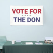 Stemming voor de Don (2020: Amerikaanse verkiezing Spandoek (Beurs)