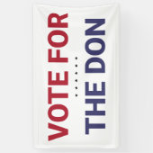 Stemming voor de Don (2020: Amerikaanse verkiezing Spandoek (Verticaal)