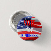 Stemming voor de Inspirerend verkiezingen van Kind Ronde Button 3,2 Cm (Voorkant /achterkant)