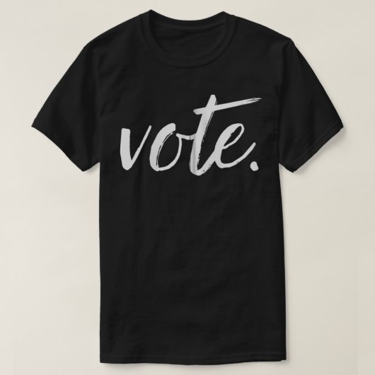 Stemming voor de Kinder Man Stemming in 2020 Zip T-shirt (Design voorkant)