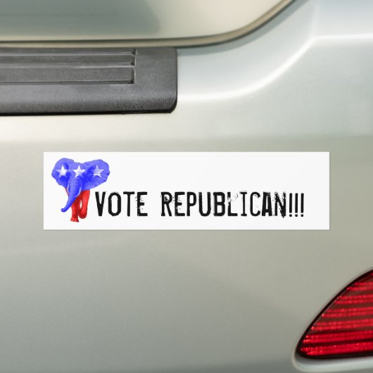 Stemming voor de Republikein van de heffing Bumpersticker (Op auto)