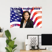 Stemming voor de verkiezingen in Kamala Harris voo Poster (Thuiskantoor)