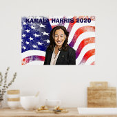 Stemming voor de verkiezingen in Kamala Harris voo Poster (Keuken)