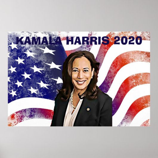 Stemming voor de verkiezingen in Kamala Harris voo Poster (Voorkant)