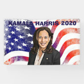 Stemming voor de verkiezingen in Kamala Harris voo Spandoek (Horizontaal)