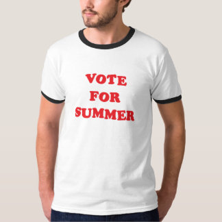 Stemming voor de zomer t-shirt