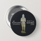 Stemming voor de Zwarte Prins in 2016 Ronde Button 7,6 Cm (Voorkant /achterkant)