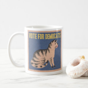 Stemming voor Democraten Koffiemok
