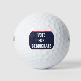 Stemming voor Democraten Verkiezing 2020 Golfballen