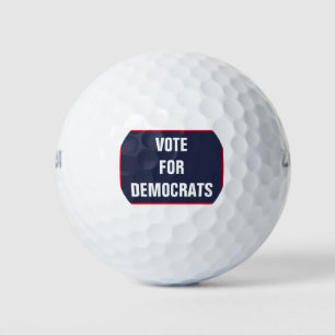 Stemming voor Democraten Verkiezing 2020 Golfballen