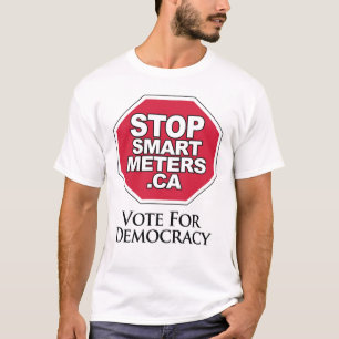Stemming voor democratie - Stop slimme meters T-shirt