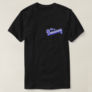 Stemming voor democratie t-shirt