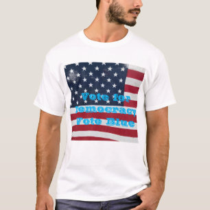 Stemming voor democratie t-shirt