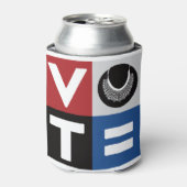 Stemming voor gelijke behandeling van mannen en vr blikjeskoeler (Blikje Voorkant)