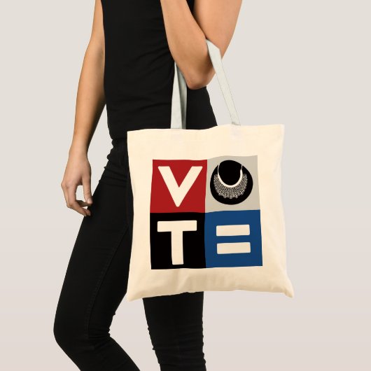 Stemming voor gelijke behandeling van mannen en vr tote bag (Voorkant (product))