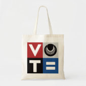 Stemming voor gelijke behandeling van mannen en vr tote bag (Voorkant)