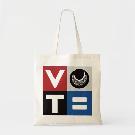 Stemming voor gelijke behandeling van mannen en vr tote bag (Voorkant)