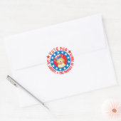 Stemming voor Golden Ronde Sticker (Envelop)
