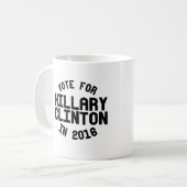 Stemming voor Hillary Clinton in 2016 — Verkiezing Koffiemok (Voorkant links)
