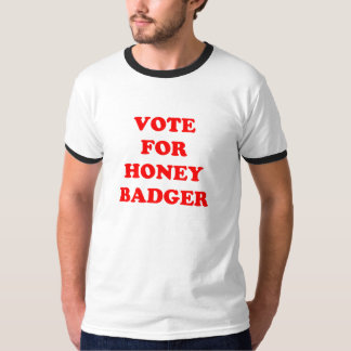 Stemming voor honingbadger t-shirt