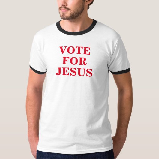 Stemming voor Jezus T-shirt (Voorkant)