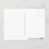 Stemming voor Kamala Harris Democraat VP Campaign  Briefkaart (Achterkant)