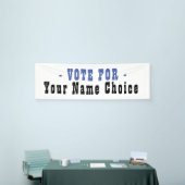 Stemming voor kandidaat-banner spandoek (Beurs)