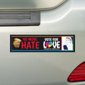 Stemming voor Love Marianne Williamson 2020 Bumpersticker (Op auto)