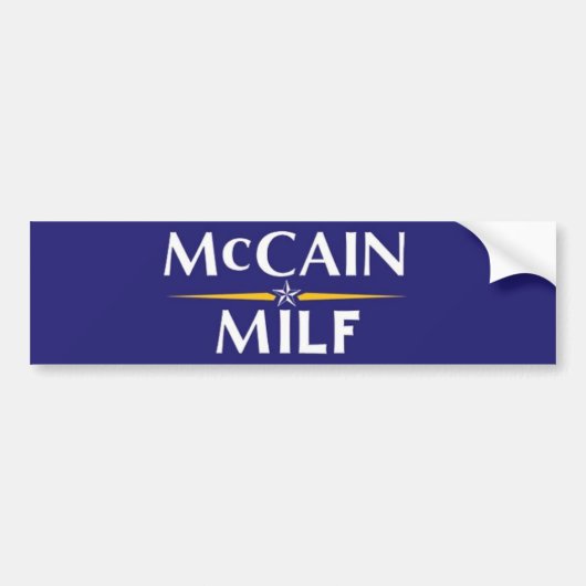 Stemming voor McCain in 2008! Bumpersticker (Voorkant)
