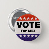 Stemming voor mij ronde button 5,7 cm (Voorkant /achterkant)