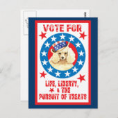 Stemming voor miniatuurgroep briefkaart (Voorkant / Achterkant)