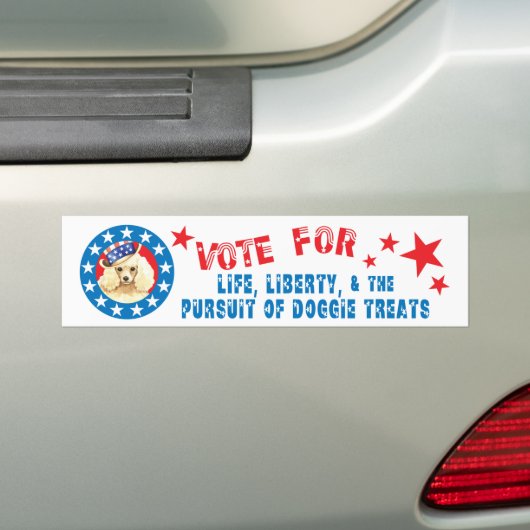 Stemming voor miniatuurgroep bumpersticker (Op auto)