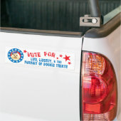 Stemming voor miniatuurgroep bumpersticker (Op Truck)