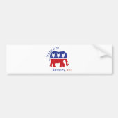Stemming voor Mitt Romney 2012 Bumpersticker (Voorkant)