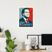 Stemming voor Mitt Romney - Hij is geen Obama Comm Poster (Thuiskantoor)