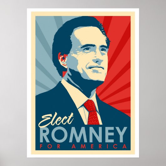 Stemming voor Mitt Romney - Hij is geen Obama Comm Poster (Voorkant)