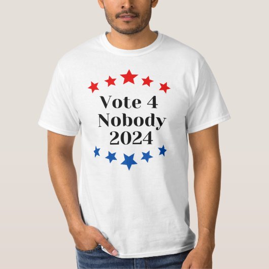 Stemming voor niemand, 2024 t-shirt (Voorkant)