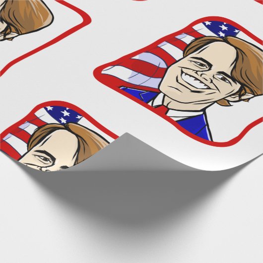 stemming vóór o ' rourke 2024 cadeaupapier (Hoek)