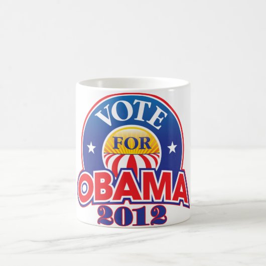 Stemming voor Obama 2012 Koffiemok (Center)