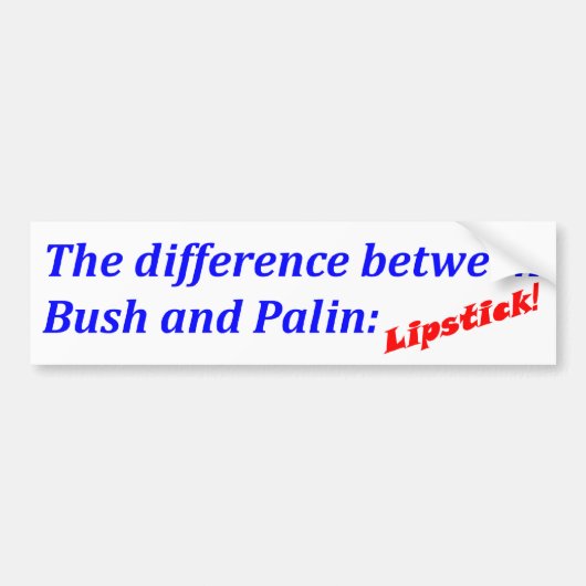 Stemming voor Obama Bumpersticker (Voorkant)