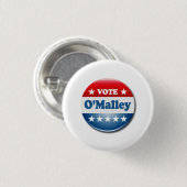 Stemming voor O'Malley 2016 Ronde Button 3,2 Cm (Voorkant /achterkant)