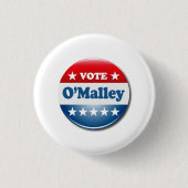 Stemming voor O'Malley 2016 Ronde Button 3,2 Cm (Voorkant)