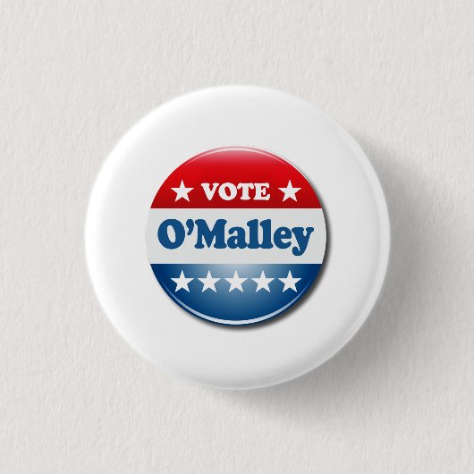 Stemming voor O'Malley 2016 Ronde Button 3,2 Cm (Voorkant)