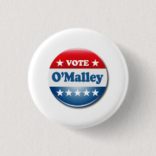 Stemming voor O'Malley 2016 Ronde Button 3,2 Cm