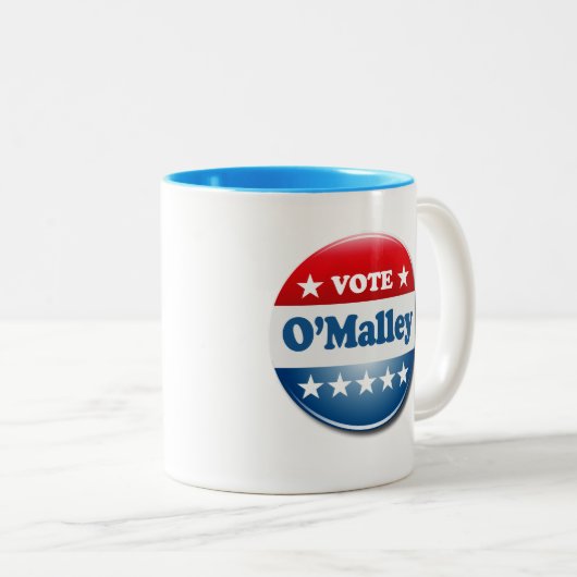 Stemming voor O'Malley 2016 Tweekleurige Koffiemok (Voorkant rechts)